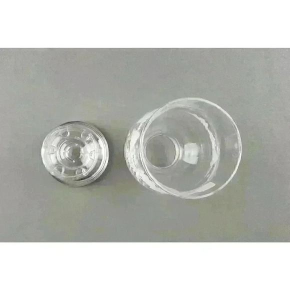 Luminarc Crystal Vintage Christmas Holiday Winter Scene Candle Hurricane Lamp - Picture 5 of 7